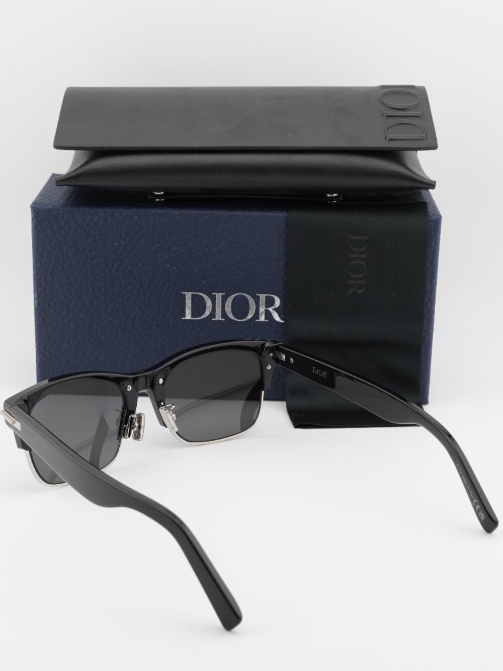 Dior DIORBLACKSUIT C1U 10A0 Square Sunglasses - Black / Grey - Picture 6 of 10